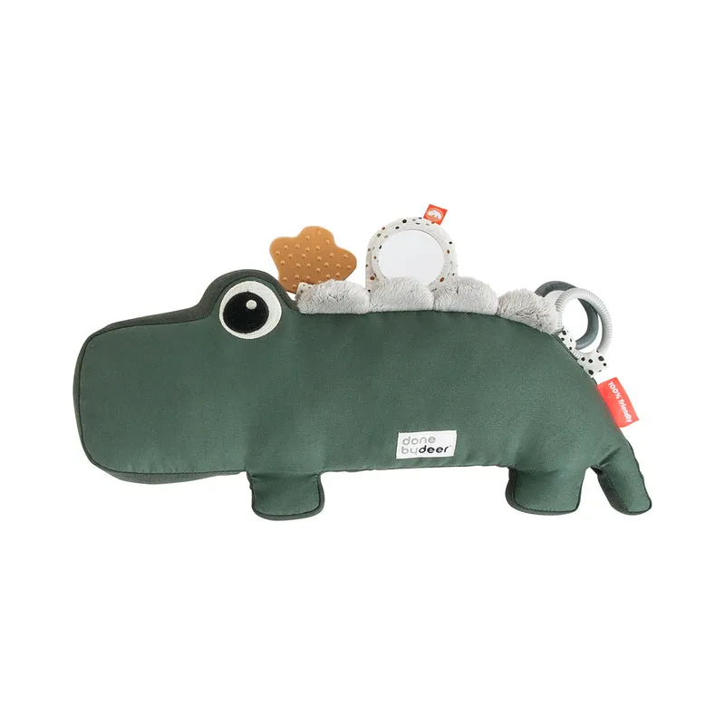 Tummy time aktivitetslegetøj - Croco - Grøn