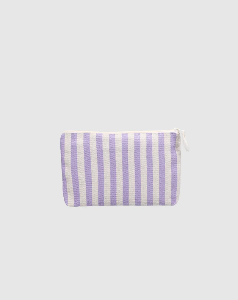 Trousse de Toilette Rayures Violet