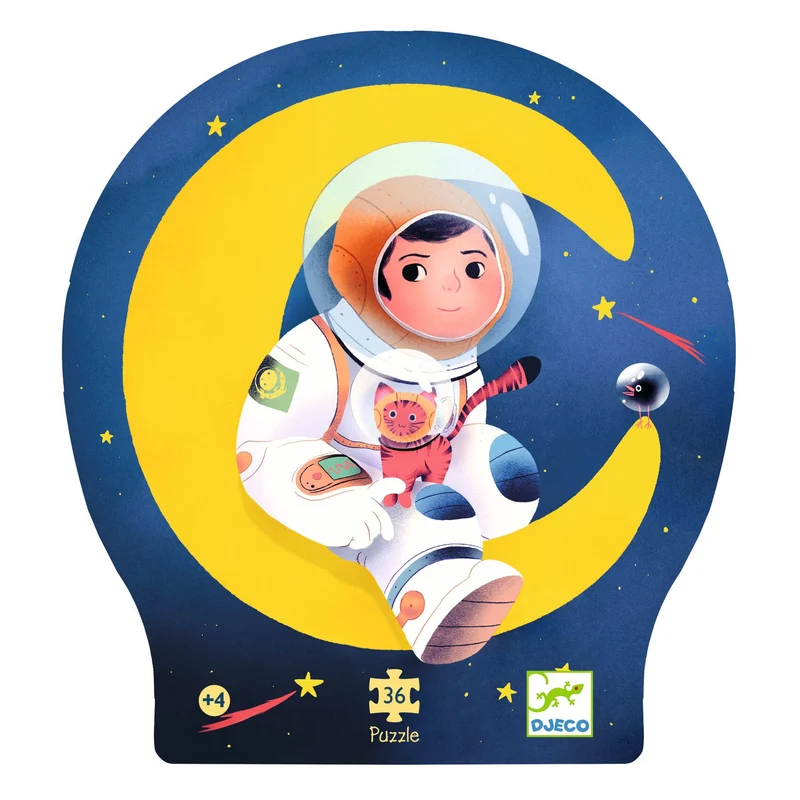 Puzzle - Un astronaute dans la lune - 36 pièces