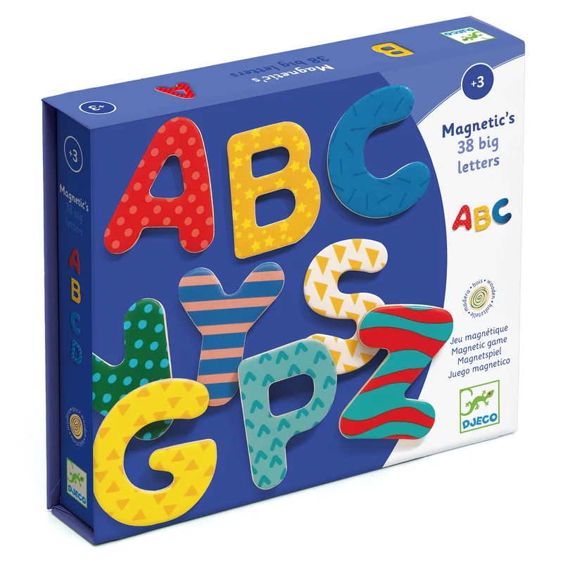 Magnetique bois - 38 Big Letters