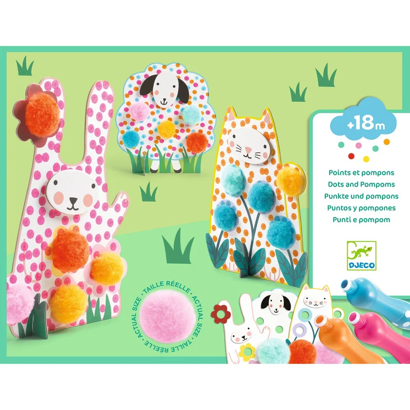 Des points et des pompons - Dans l'herbe