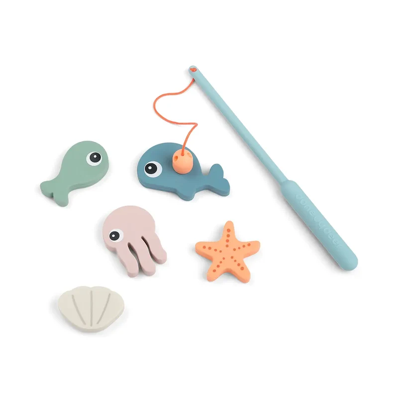Bade- og fiskelegetøj - Sea friends - Farvemix