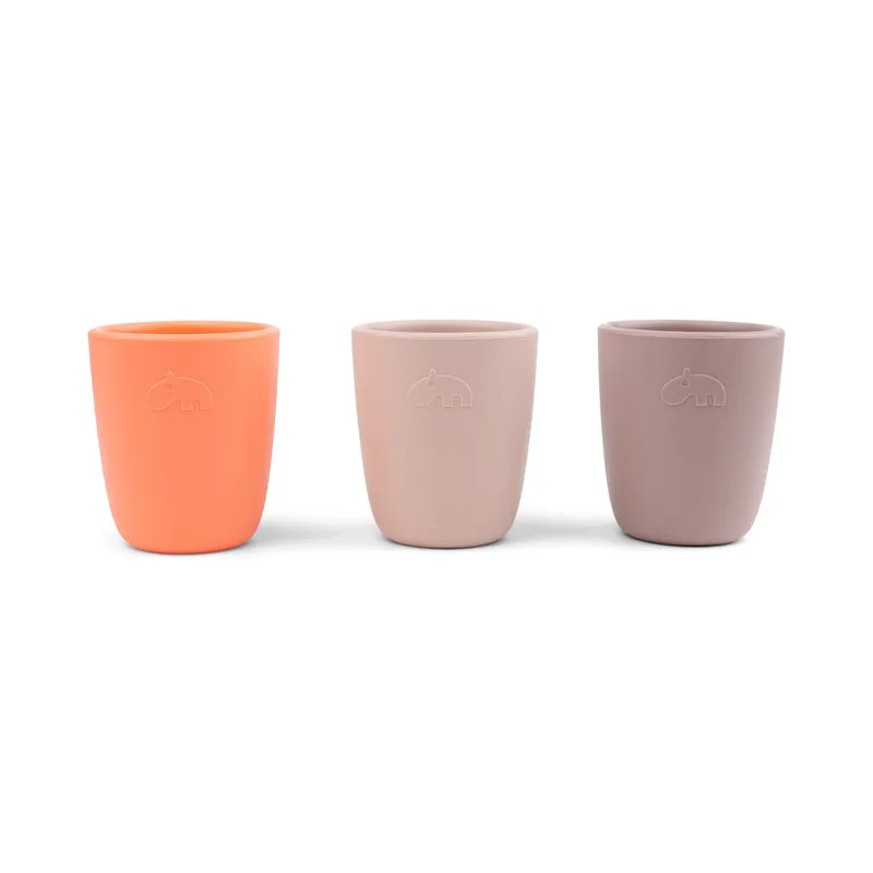 Silikone mini kop 3 stk. - Pudder mix