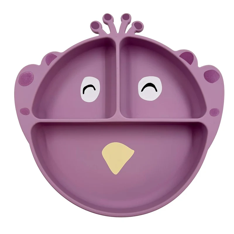 Assiette avec compartiments et ventouse - Mrs Peacock