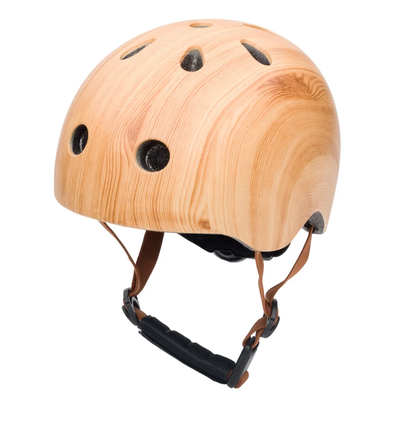 Casque draisienne - Motif Bois - Taille XS/S
