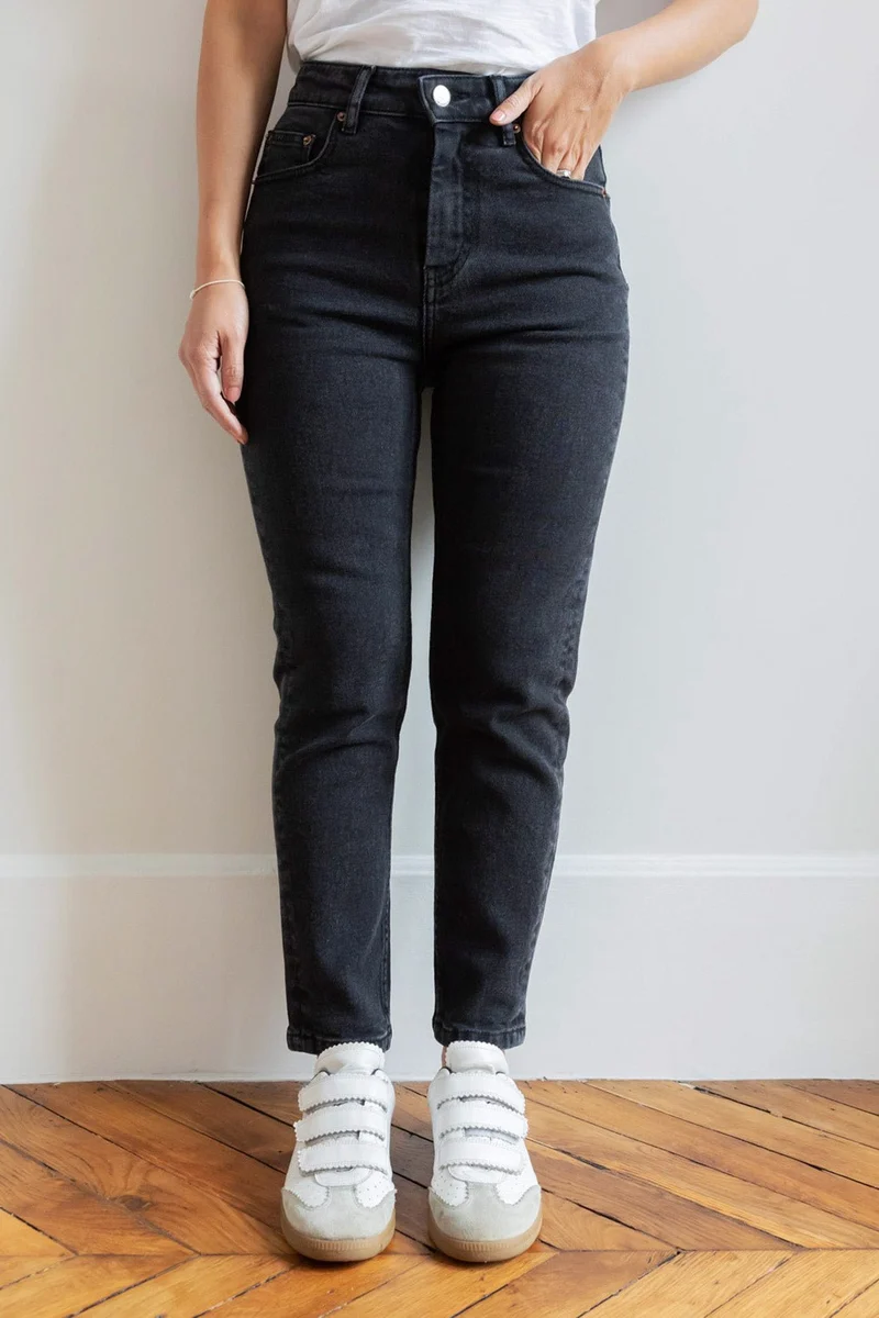 Mom jean Camila - noir