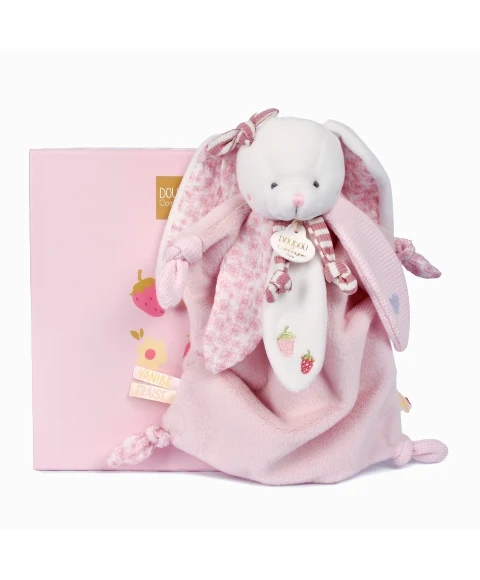 Doudou Lapin - Vanille-Fraise