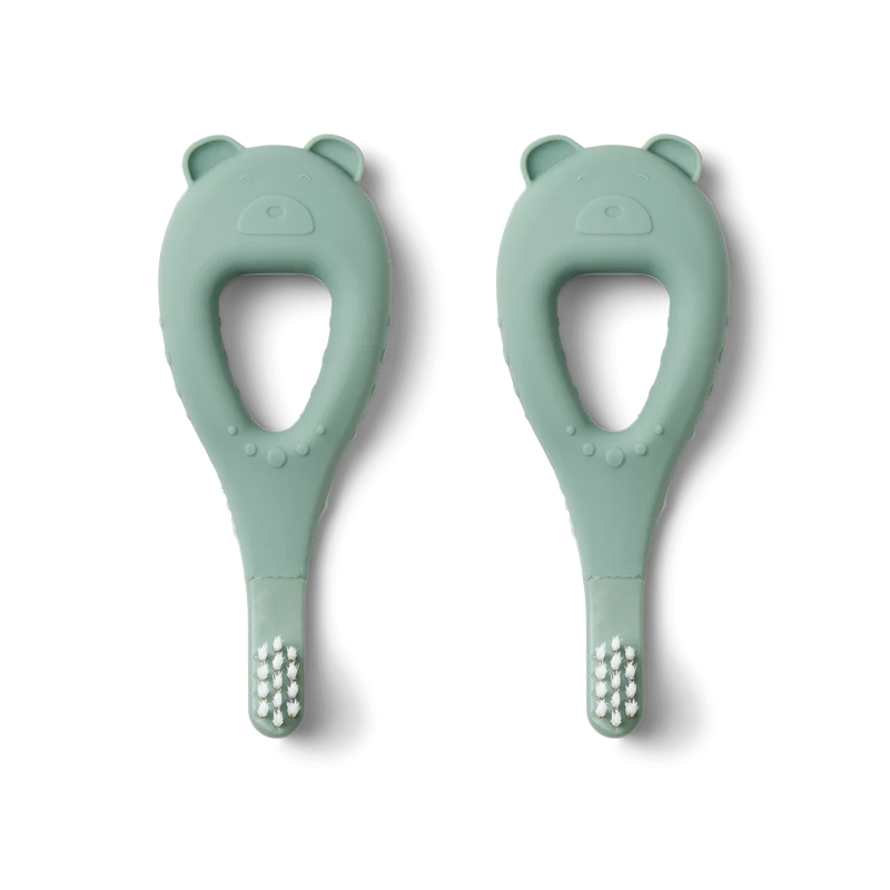 Lot de 2 brosses à dents Janelle Bear - Peppermint