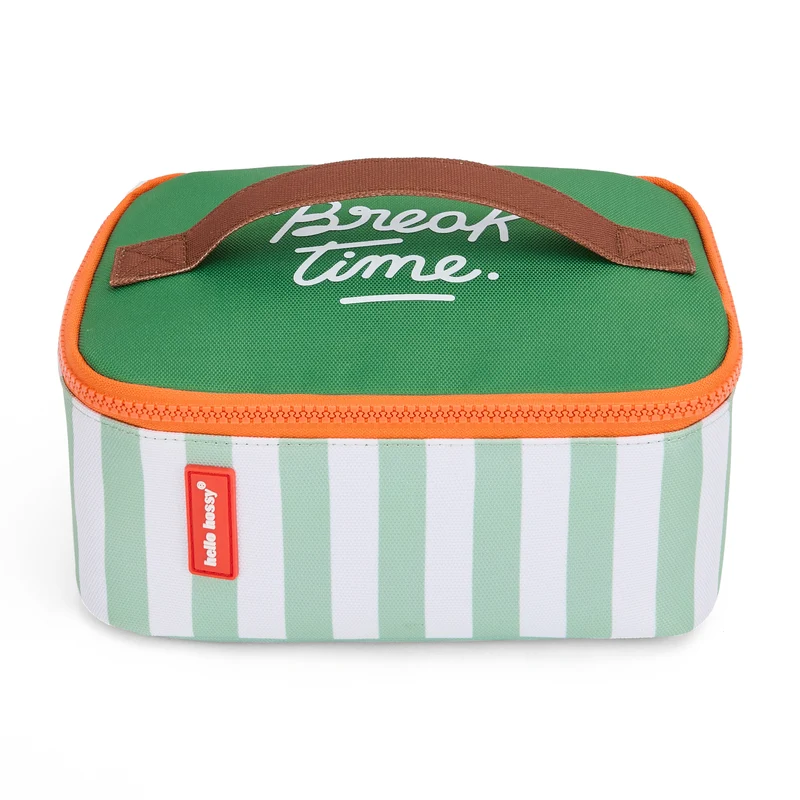 Lunch Bag - Green Stripes