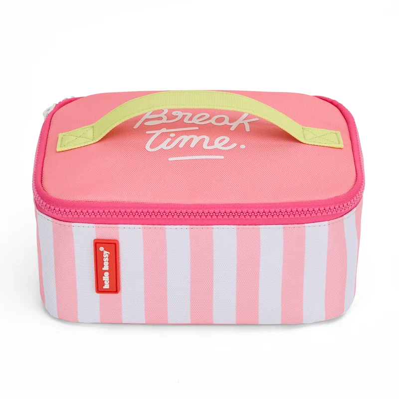 Lunch Bag - Pink Stripes
