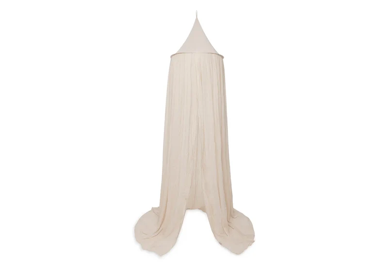 Ciel de lit vintage 245cm - Cosy Check Sand