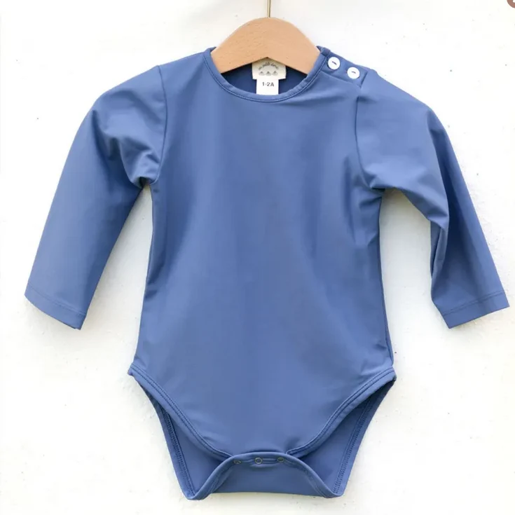 Maillot body anti-uv - Matelot Bleu Mauve