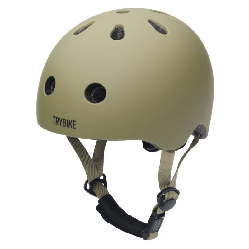Casque draisienne - Vert Mat - Taille XS