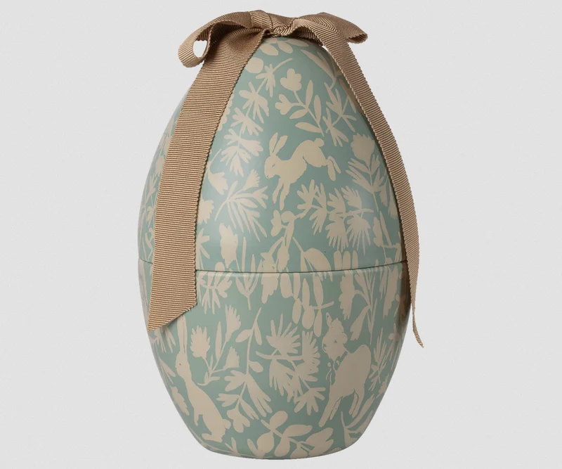 Oeuf de pâques Medium - Bleu poudré