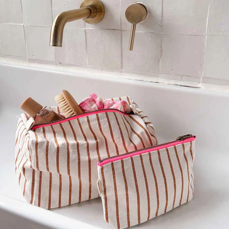Trousse Sofia Tennis Pecan / Greige - Rose In April