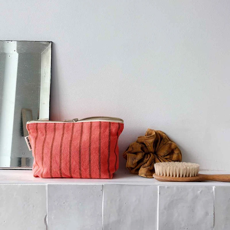Trousse Sofia Tennis Pecan / Corail - Rose In April
