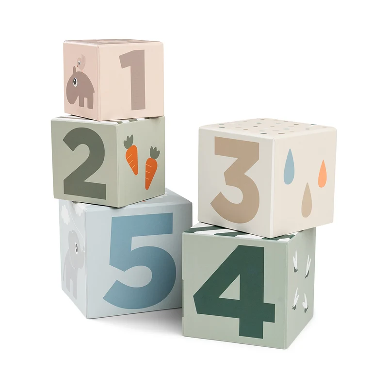 Stableklodser 5 stk. - Deer friends - Farvemix