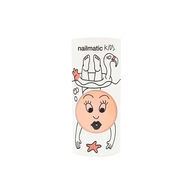 Vernis à eau - Flamingo Corail Néon Nacré