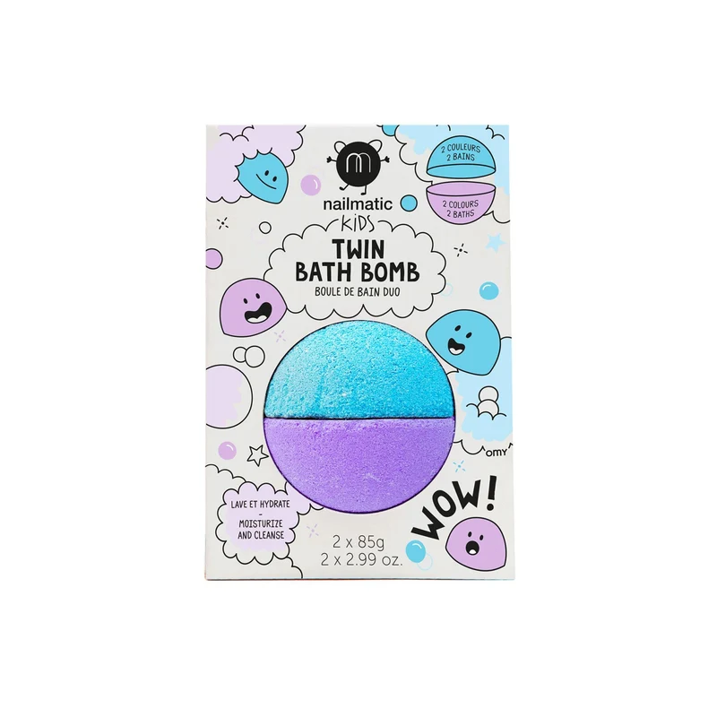 Boule de bain - Duo Bleu & Violet