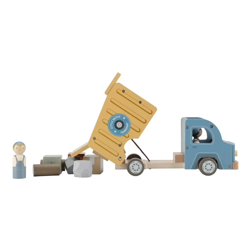 Camion-benne en bois