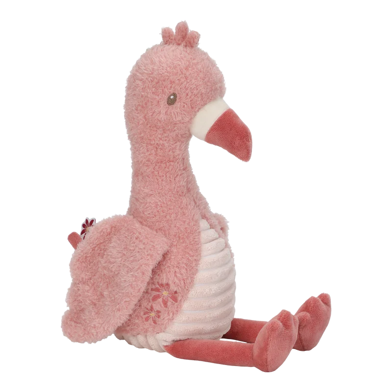 Peluche Flamant rose 32cm - Safari Friends