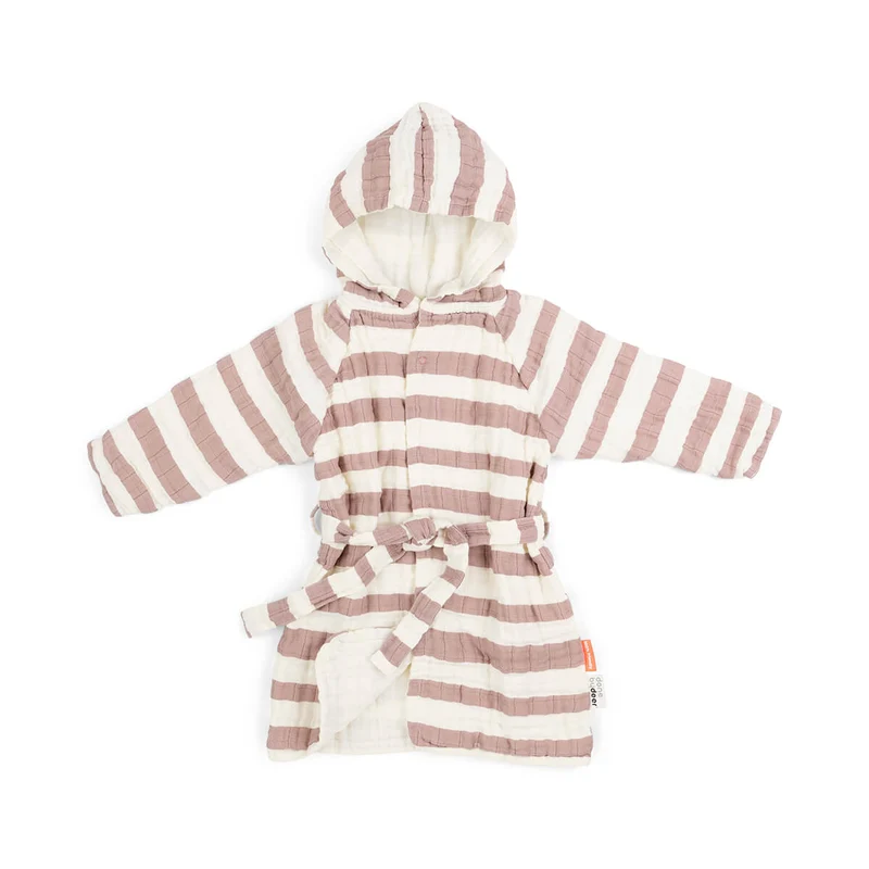 Badekåbe 3-4 år - Stripes - Pudder
