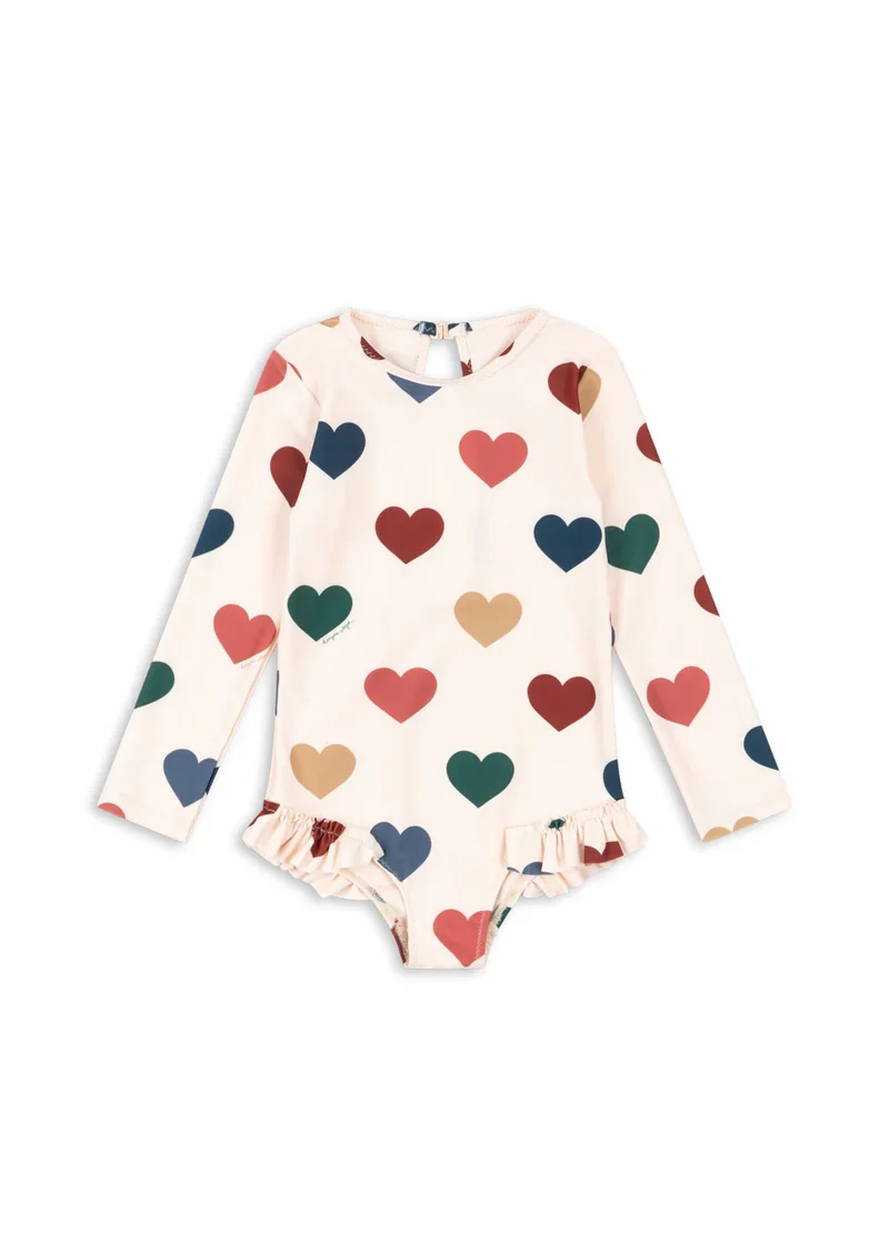 Maillot de bain manches longues - Bon Coeur Coloré