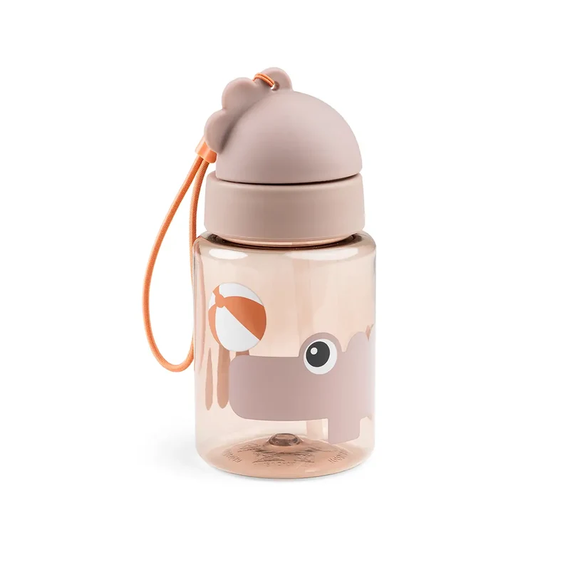 Drikkedunk m/sugerør - Playground - Pudder - 280 ml