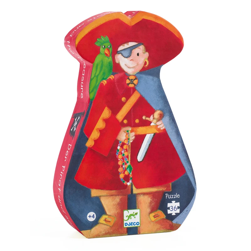 Puzzle - Le pirate et son trésor - 36 pièces