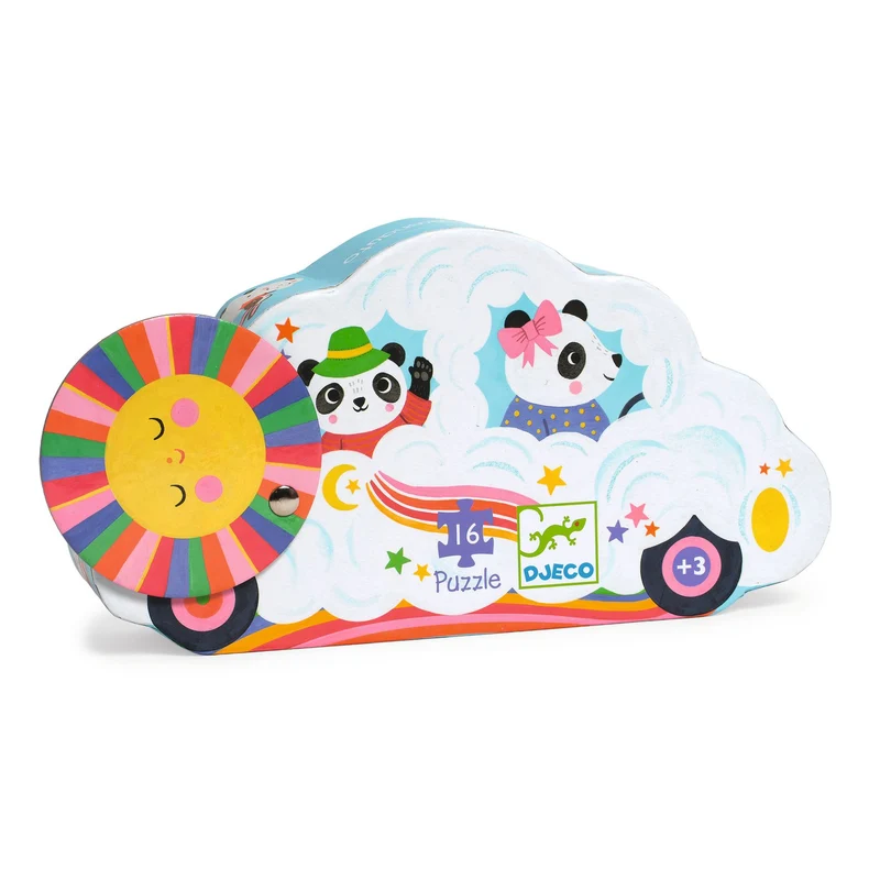 Puzzle - Voiture Nuage - 16 pièces