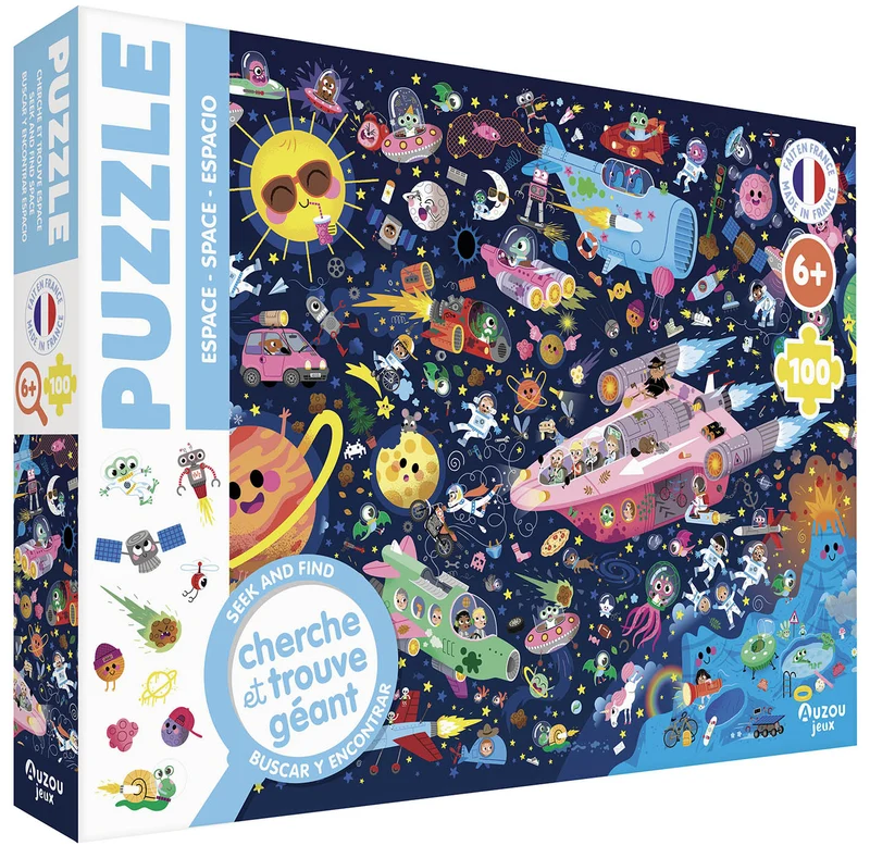 Puzzle cherche et trouve - Dans l' Espace