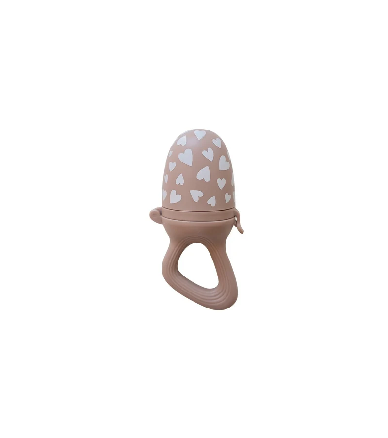 Grignoteuse Cœurs Taupe - Zakuw