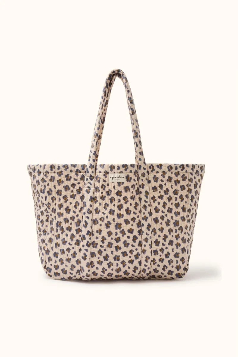Cabas Samba "Léopard" - Macadamia