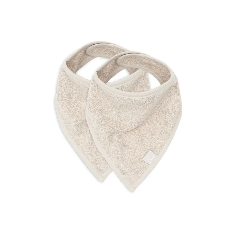 Lot de 2 bavoirs Bandana - Nougat