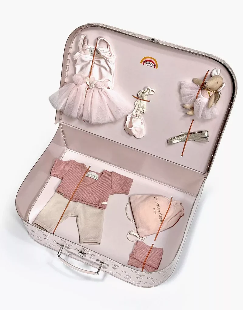 Ma Valise d'antan de Danseuse "Petite Étoile" - Rose