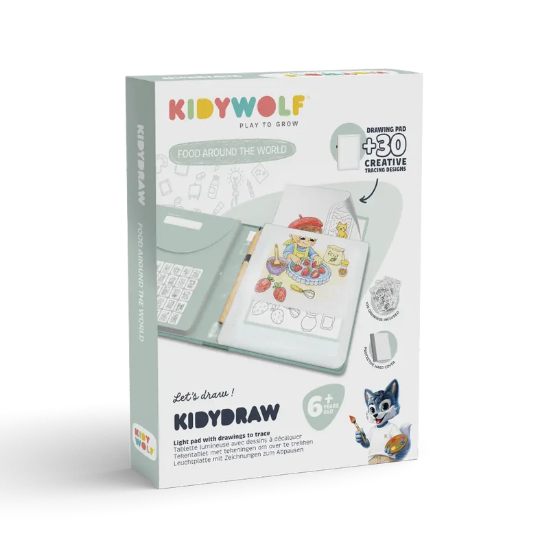 Kidydraw Pad - Tablette lumineuse - Food
