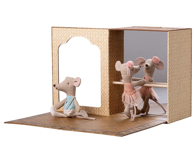 Studio de danse avec souris - Frère et soeur