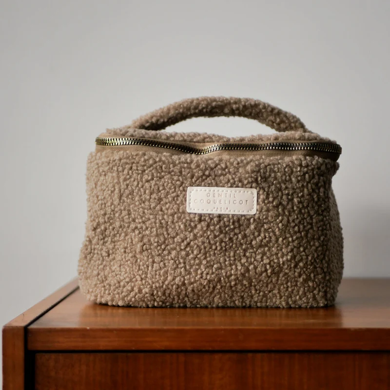Trousse Vanity Sherpa - Gentil Coquelicot