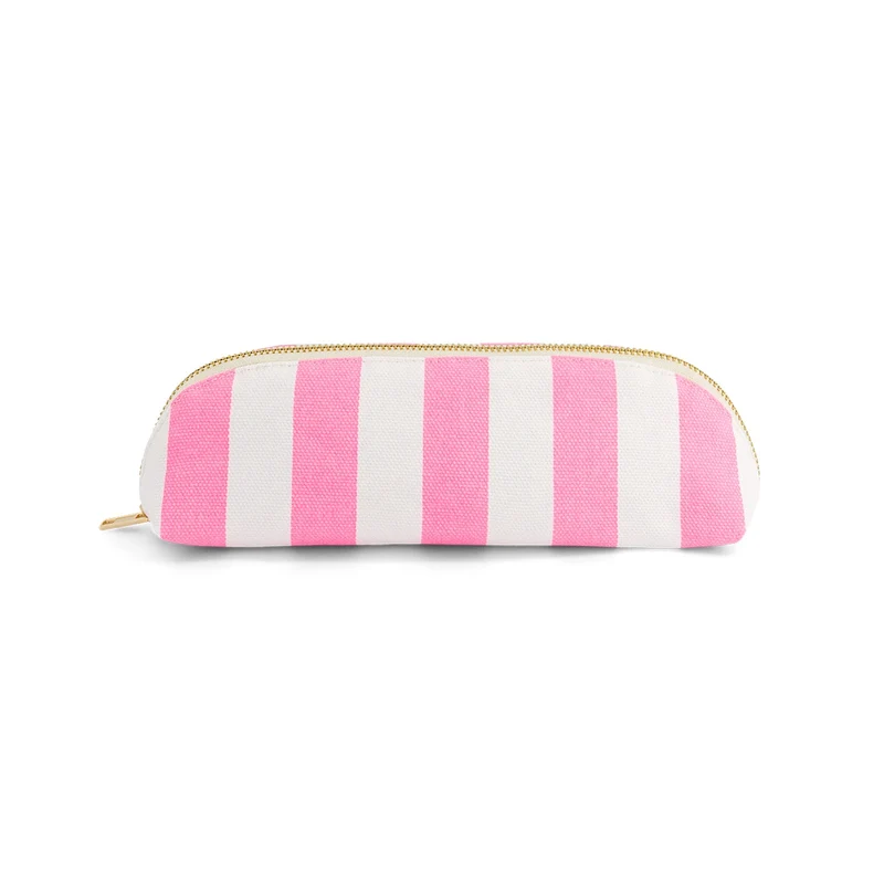 Trousse Gaston Rayé Néon Pink - Rose In April