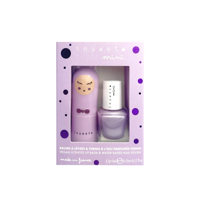 Coffret Baume et Vernis Mauve - Inuwet