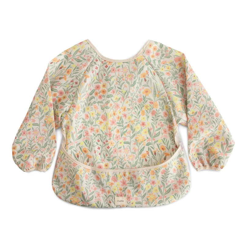 Bavoirs à Manches Pastel Bloom - Mushie