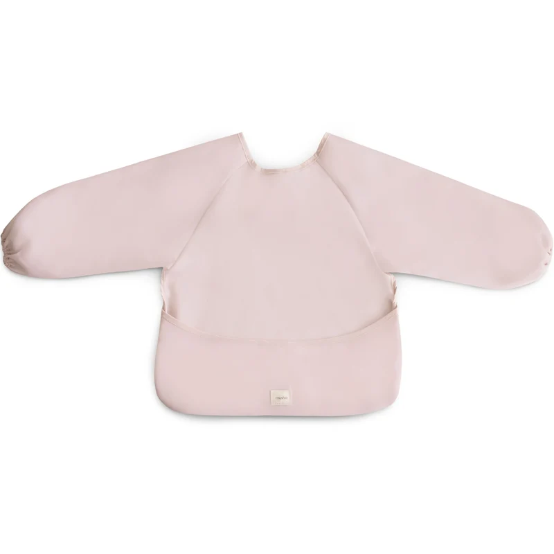Bavoir à Manches Rose - Mushie