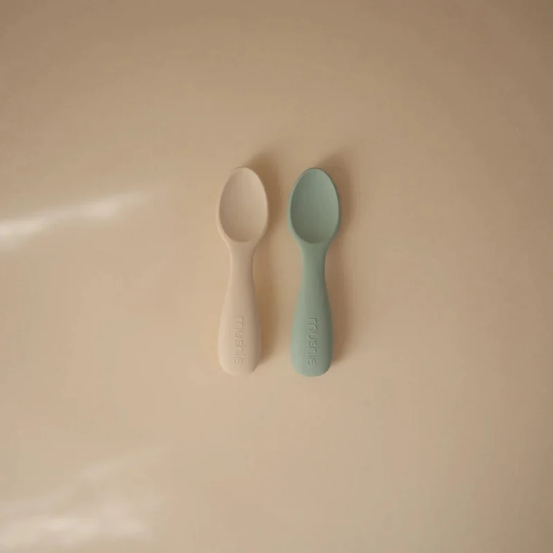 Mini Cuillères Sauge et Crème - Mushie