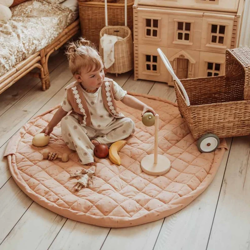 Tapis Eveil et Sac à Langer Soft Fleurs - Play and Go