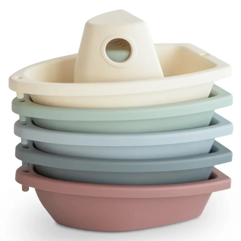 Jouets de Bain Bateaux Pastel - Mushie