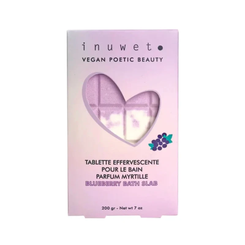 Tablette Bain Effervescente Myrtille - Inuwet