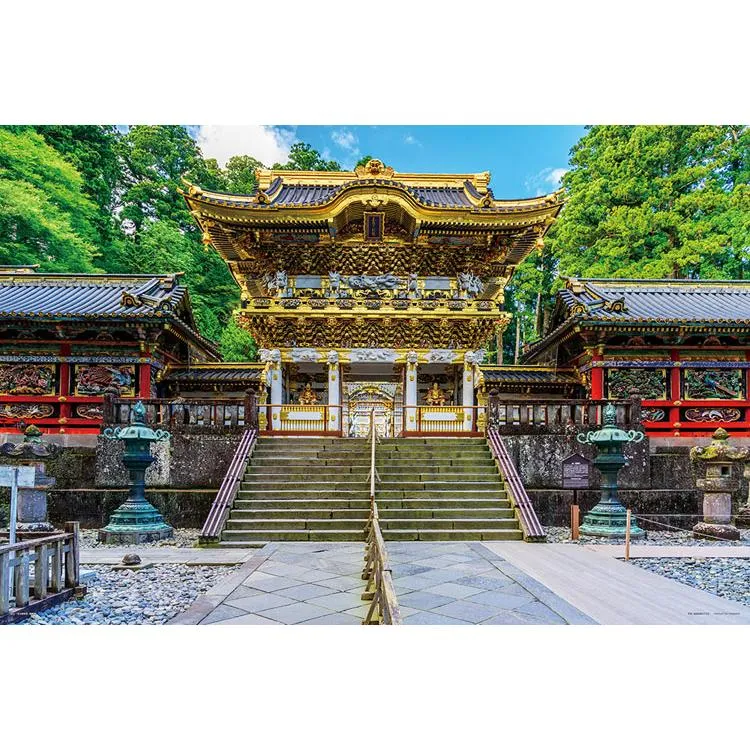 Puzzle Zlatá svatyně: Toshogu Yomeimon Tochigi 1000 dílků YAM-10-1430
