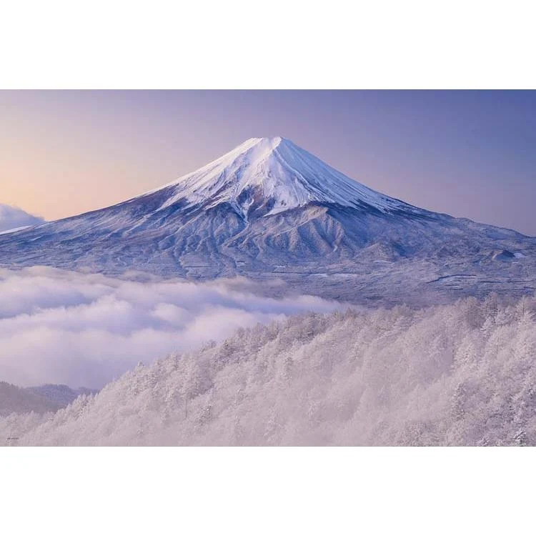 Puzzle Mt. Fuji viděno z Snowy Mitsutoge Yamanashi 1000 kusů YAM-10-1453