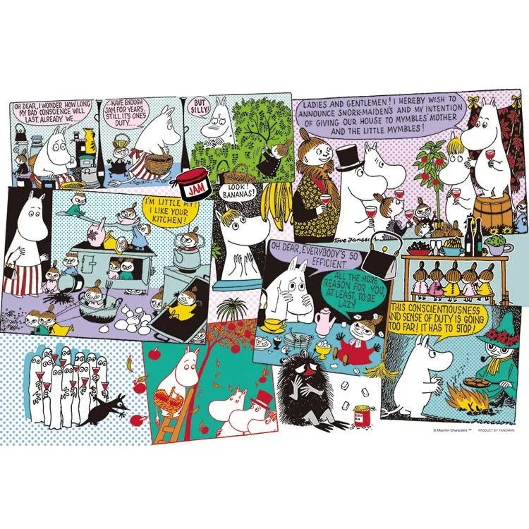 Puzzle Večeře v údolí Muminů Ver.2 Mumin 300 dílků YAM-03-876