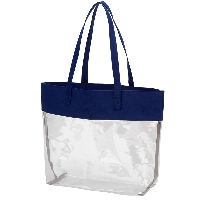 Navy Clear Tote - Personalized